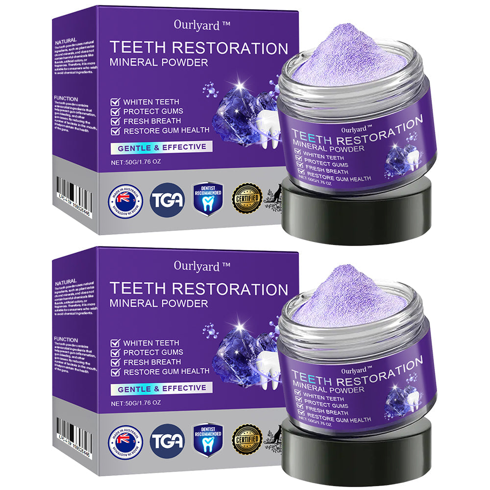Official Store | Ourlyard™ Tooth Health Mineral Powder - TGA-Certified