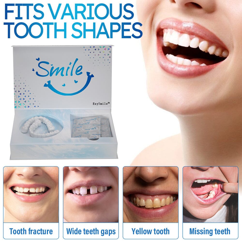✅Official Store | EzySmile™ Moldable Dentures and Dedicated Cleaning Tablets✅ 🧑🏽⚕️Obtain American Dental Association (ADA) Certification